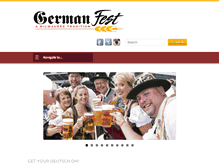 Tablet Screenshot of germanfest.com